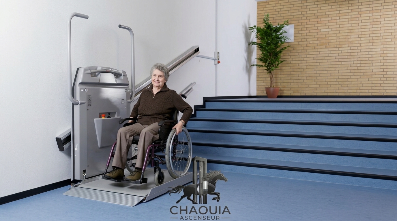 Plateforme PMR pour fauteuil roulant