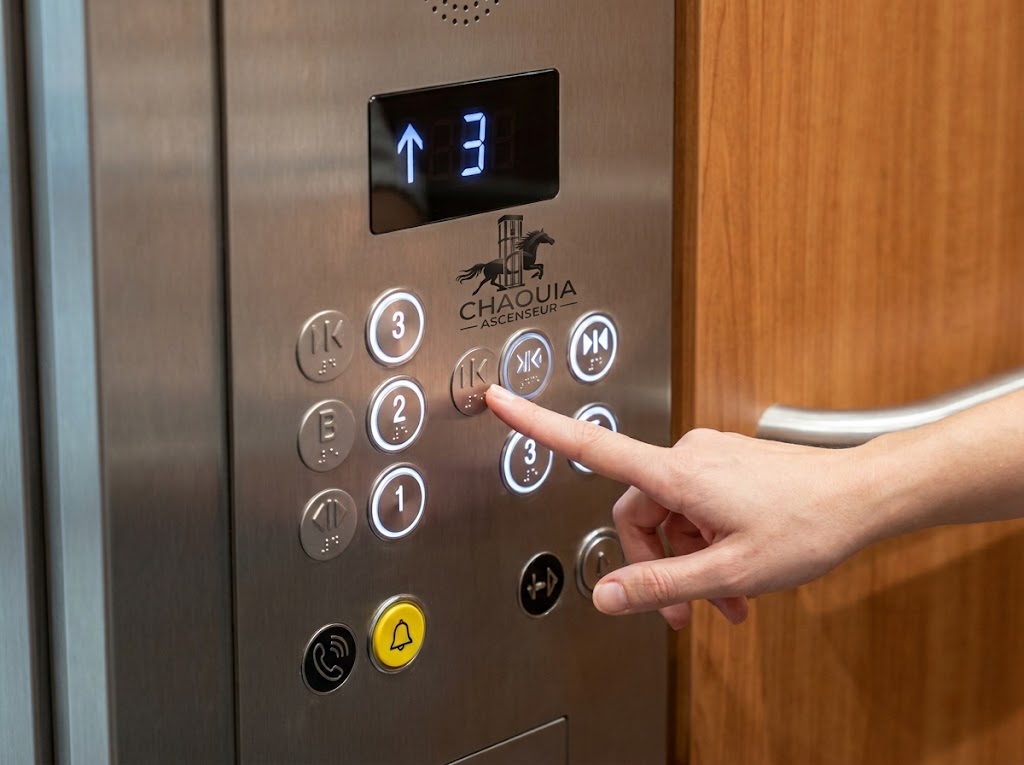 Commande de cabine d'ascenseur résidentiel